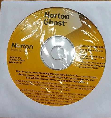 Symantec norton ghost system - symantec,
