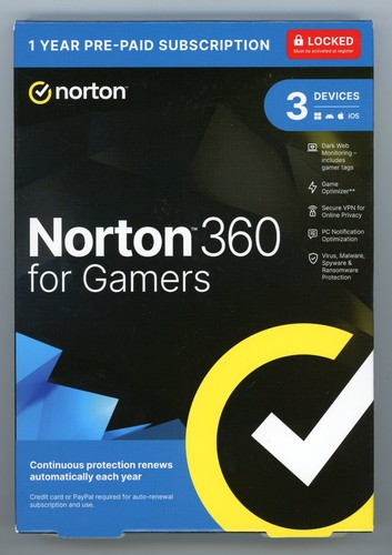 Norton 360 for gamer internet - norton,