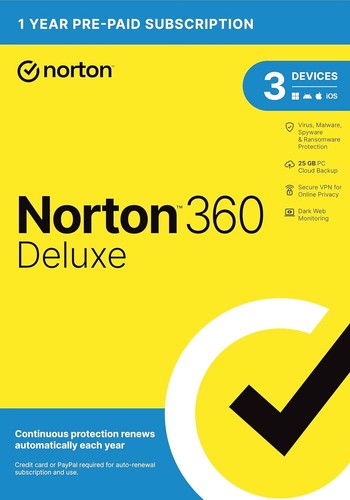 Norton 360 deluxe antivirus - deluxe,
